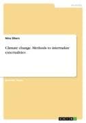 Climate change. Methods to internalize externalities