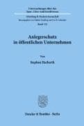 Anlegerschutz in öffentlichen Unternehmen