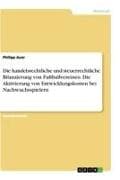 Die handelsrechtliche und steuerrechtliche Bilanzierung von Fußballvereinen. Die Aktivierung von Entwicklungskosten bei Nachwuchsspielern