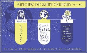 moses. libri_x Literarisches Magnetlesezeichen Antoine de Saint-Exupéry