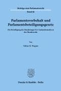 Parlamentsvorbehalt und Parlamentsbeteiligungsgesetz