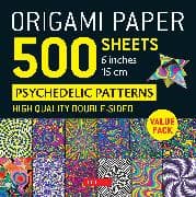 Origami Paper 500 sheets Psychedelic Patterns 6" (15 cm)
