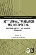 Institutional Translation and Interpreting