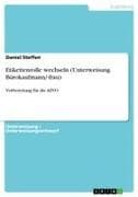 Etikettenrolle wechseln (Unterweisung Bürokaufmann/-frau)