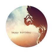 Postkarte. Happy Birthday (Kletterer)