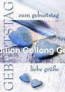 Karten. Mini - Sunnydays Zum Geburtstag liebe Grüße