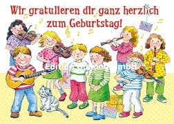 Postkarte. Zum Geburtstag (Kinder)