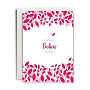MP-Flowerful 1/1 B6hd/B6, Letterpress, 2 fbg. Vielen Dank