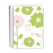 MP-Flowerful 1/1 B6hd/B6, Letterpress, 2 fbg. Alles Liebe