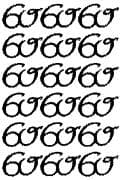 Peel Off Sticker, 60, silber