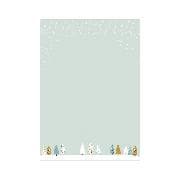 Design-W-Blatt DIN A4- Winter Forest