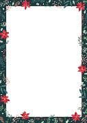 Design-W-Blatt DIN A4 - Christmas Time, Rahmen