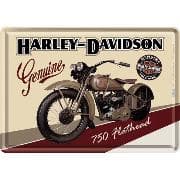 Blechpostkarten. Harley-Davidson / Flathead