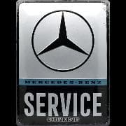 Blechschild. Mercedes-Benz / Service