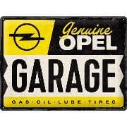 Blechschild. Opel / Garage