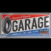 Blechschild. Best Garage / Garage
