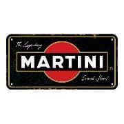 Hängeschild. Martini / Served Here