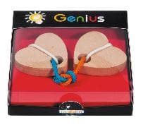 IQ-Test. Holzpuzzle - Genius: 2 Herzen