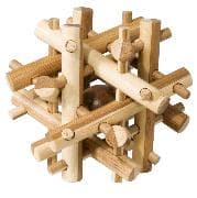 IQ-Test. Bambuspuzzle Magic sticks