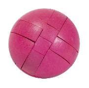 IQ-Test. Holzpuzzle - Kugel magenta