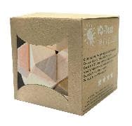IQ-Test. Stern, natur, Holz, eco