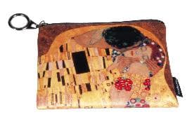Geldbeutel. mini - Gustav Klimt, Der Kuss