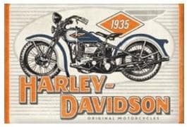 Blechschild. Harley-Davidson / Motorcycles 1935
