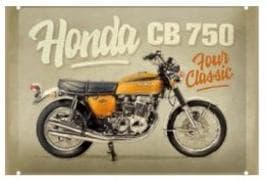 Blechschild. Honda / MC - CB750 Four