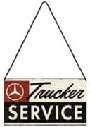 Hängeschild. Daimler Truck / Trucker Service