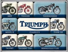 Magnet Set. Triumph / Model Chart