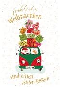 Doppelkarte. Feine Art X-mas hoch 5619.A