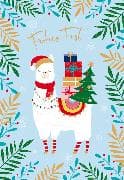 Doppelkarte. Feine Art X-mas hoch 5621.A