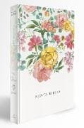 Biblia Reina Valera 1960 tamaño manual, tapa dura, flores rosadas / Spanish Bible RVR 1960 Handy Size, LP, HC, pink flowers
