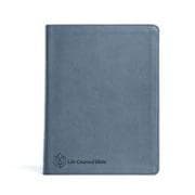 CSB Life Counsel Bible, Slate Blue Leathertouch