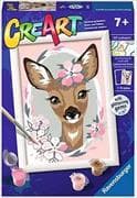 Malen nach Zahlen, CreArt. Delightful Deer