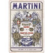 Blechschild. Martini / Bianco Vermouth Label