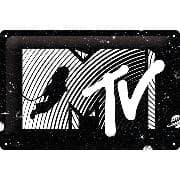 Blechschild. MTV / Moonman - Logo Universel