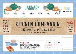Kitchen Companion Page-A-Week Calendar 2024