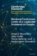 Nonlocal Continuum Limits of p-Laplacian Problems on Graphs