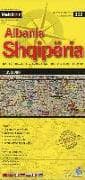 Albanien Straßenkarte 1 : 350 000 GPS