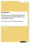Maximierung des Führungserfolgs durch Steigerung der Arbeitszufriedenheit und Leistungsbereitschaft