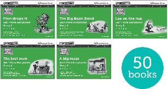 Read Write Inc. Phonics: Green Set 1 More Black & White Storybooks (Pack of 50)