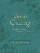 Jesus Calling, Large Text Teal Leathersoft, with Full Scriptures