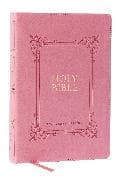 KJV Holy Bible: Large Print with 53,000 Center-Column Cross References, Pink Leathersoft, Red Letter, Comfort Print: King James Version