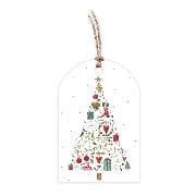 Geschenkanhänger. Baum