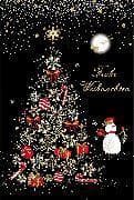 Doppelkarte. Weihnachten - Frohe Weihnachten - Collage