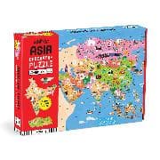 Map of Asia 70 Piece Geography Puzzle