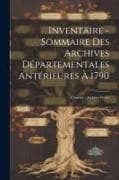 Inventaire - Sommaire Des Archives Départementales Antérieures À 1790: Charente: Archives Civiles