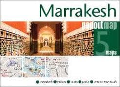 Marrakesh PopOut Map - pocket size pop up city map of Marrakesh