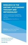 Research in the History of Economic Thought and Methodology